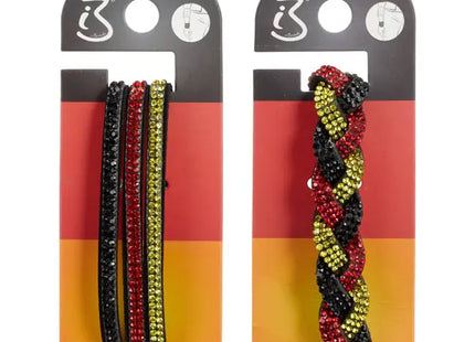 Deutsche Strassarmbänder, 2er-Pack - Glitzernde Accessoires mit deutschem Einfluss TK Gruppe® Grosshandel 