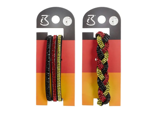 Deutsche Strassarmbänder, 2er-Pack - Glitzernde Accessoires mit deutschem Einfluss TK Gruppe® Grosshandel 