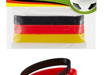 Deutschland Armbänder in Drei Farben – Stilvolles Fan-Accessoire TK Gruppe® Grosshandel 
