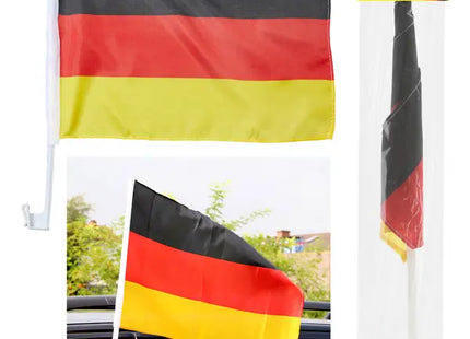Deutschland Autofahne 20x30cm – Nationalstolz Kfz-Zubehör TK Gruppe® Grosshandel 