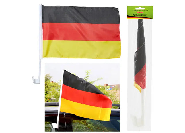 Deutschland Autofahne 20x30cm – Nationalstolz Kfz-Zubehör TK Gruppe® Grosshandel 