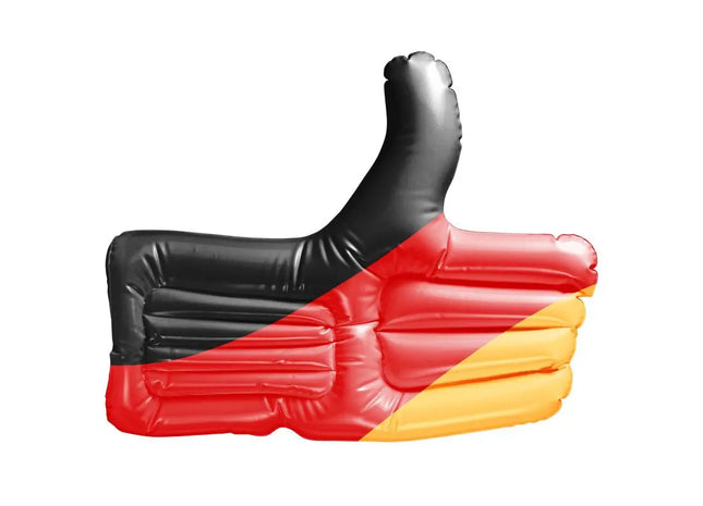 Deutschland Daumen hoch: Aufblasbar in Nationalfarben TK Gruppe® Grosshandel 