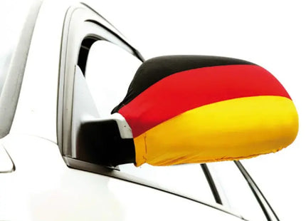 Deutschland-Fan-Autospiegelflaggen, 2er-Set – Nationalstolz für Ihr Fahrzeug TK Gruppe® Grosshandel 