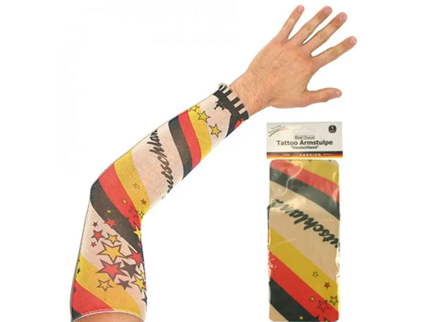 Deutschland Fan Tattoo-Ärmel, 46cm - Unterstützung im Stilvollen Look TK Gruppe® Grosshandel 