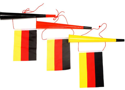 Deutschland Fan-Tröten – Patriotische Lärmmacher, 3er-Set TK Gruppe® Grosshandel 