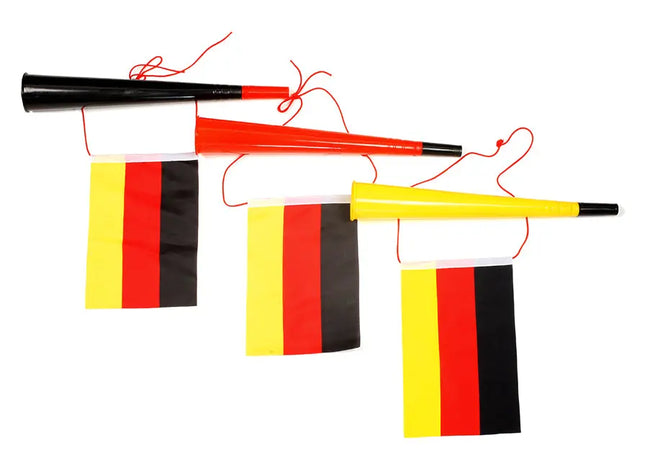Deutschland Fan-Tröten – Patriotische Lärmmacher, 3er-Set TK Gruppe® Grosshandel 