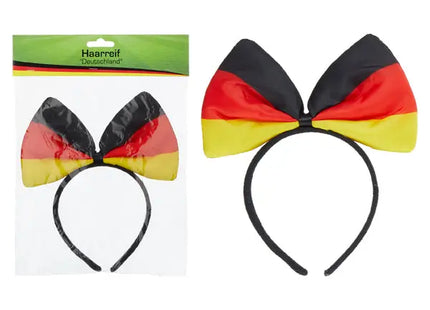 Deutschland Haarreif mit Schleife – Patriotisches Accessoire für Feste TK Gruppe® Grosshandel 