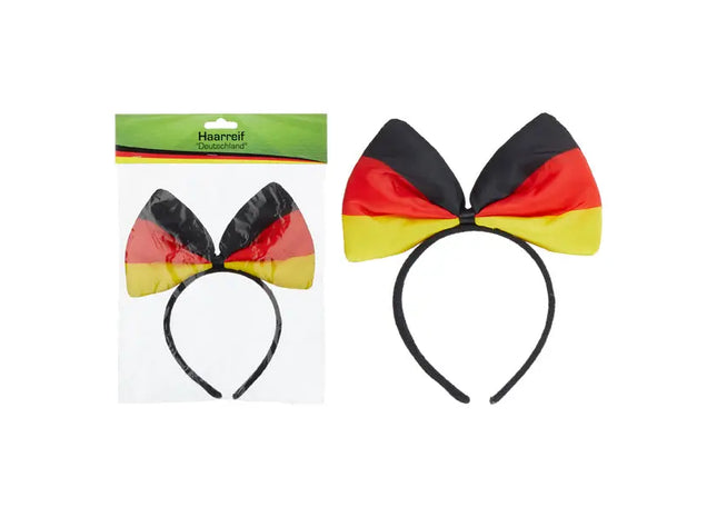 Deutschland Haarreif mit Schleife – Patriotisches Accessoire für Feste TK Gruppe® Grosshandel 
