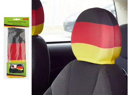 Deutschland Kopfstützenbezüge für Autos, 2er Set - Nationalstolz Autozubehör TK Gruppe® Grosshandel 