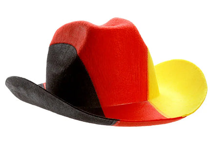 Deutschland-Motiv Cowboyhut - Authentisches Western-Zubehör TK Gruppe® Grosshandel 