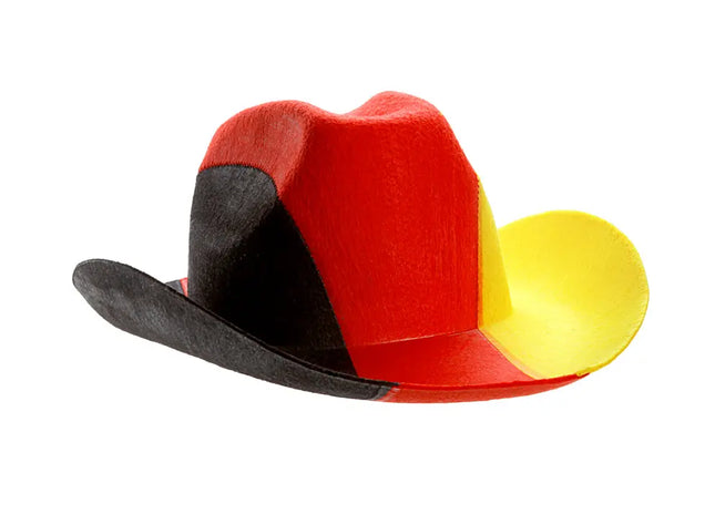 Deutschland-Motiv Cowboyhut - Authentisches Western-Zubehör TK Gruppe® Grosshandel 