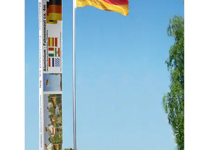 Deutschland Robuster 4m Fahnenmast – Ideal für Außenbereiche TK Gruppe® Grosshandel 