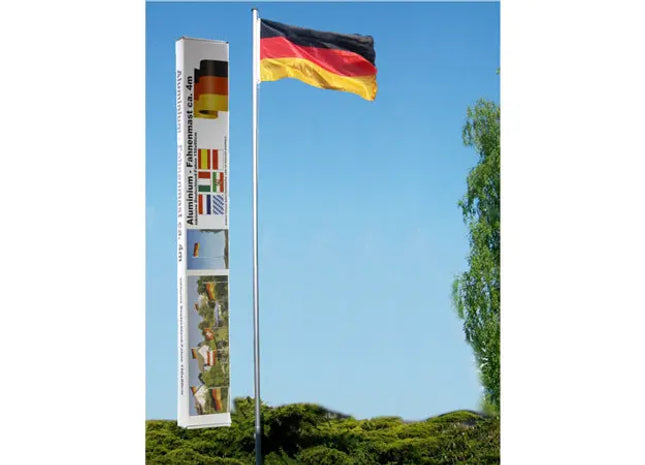 Deutschland Robuster 4m Fahnenmast – Ideal für Außenbereiche TK Gruppe® Grosshandel 