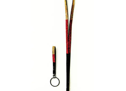 Deutschland Schlüsselanhänger mit Strass, Elegantes Accessoire, ca. 36 cm TK Gruppe® Grosshandel 