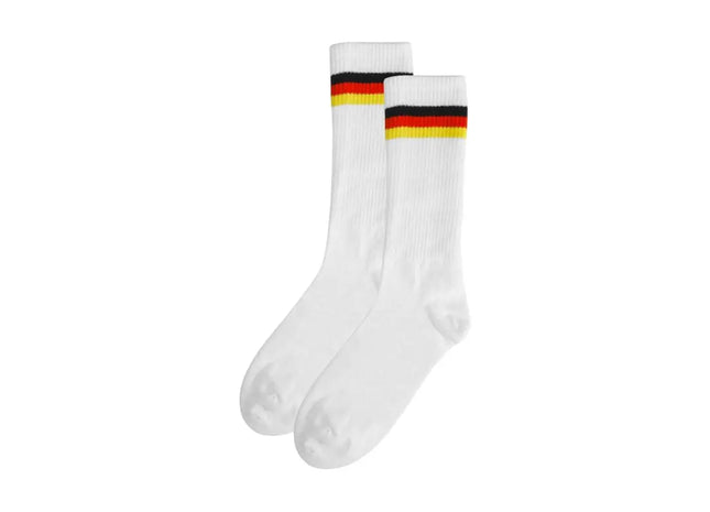 Deutschland-Socken in Weiß, Größe 38-41: Komfort trifft Nationalstolz TK Gruppe® Grosshandel 