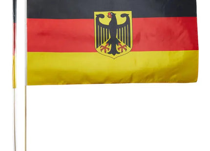 Deutschland Stabfahne 90x150 cm mit Adler – Majestätisch & Wetterfest TK Gruppe® Grosshandel 