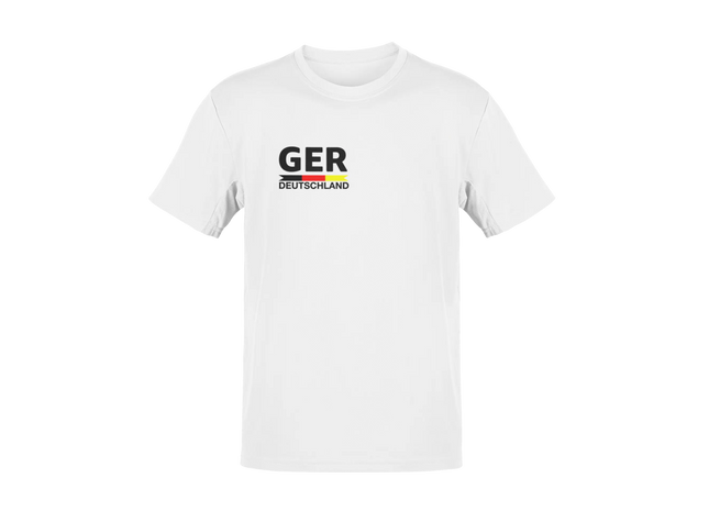 Deutschland Trikot schwarz EM 2024 - T-Shirt Herren & Damen - Germany Fußball - Fanartikel Europameisterschaft TK Gruppe® Grosshandel 