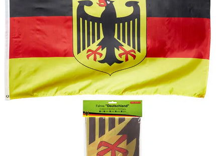 Deutschlandflagge mit Adler, 60x90 cm – Nationalstolz stilvoll präsentieren TK Gruppe® Grosshandel 