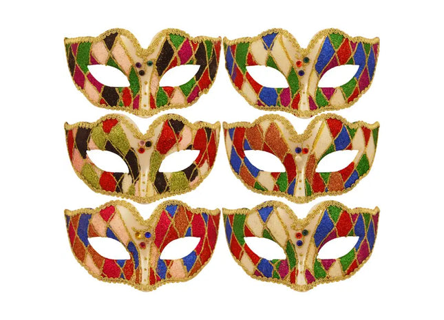 Diamant-Augenmasken, 6Er Set - Vielfältige Luxus-Gesichtsmasken TK Gruppe® Grosshandel 