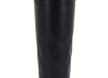 Diamant-Muster Isolierbecher 450 ml – Eleganter schwarzer Becher für unterwegs TK Gruppe® Grosshandel 