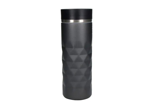 Diamond Thermobecher 500ml in Grau-Silber: Elegant, Isolierend & Praktisch TK Gruppe® Grosshandel 