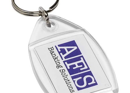 Diamond-shaped Keychain - Clear Transparent - Stylish and Practical Accessory TK Gruppe® Grosshandel 