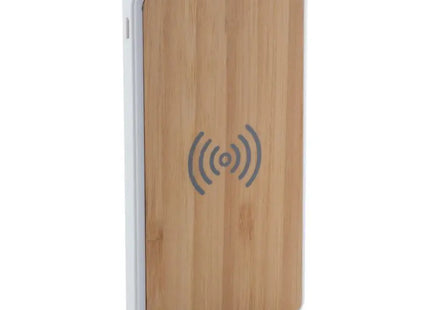 Dickens Powerbank - Naturtöne mit Weiß, Elegant & Ökologisch TK Gruppe® Grosshandel 