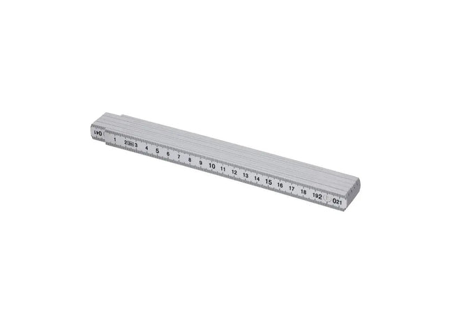 Dimension Holzmaßstab - 2m - weiß Präziser Zollstock für genaue Messungen TK Gruppe® Grosshandel 