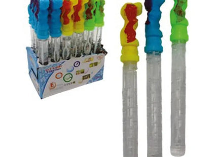 Dino Seifenblasenstäbe, 25cm, 24er Display, Sortierte Farben TK Gruppe® Grosshandel 