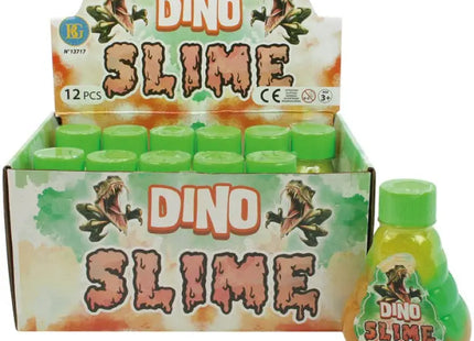 Dinosaur Slime 170g, Green Putty, Pack of 12 - Display Box for Kids' Playtime Fun TK Gruppe® Grosshandel 