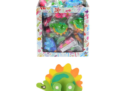 Dinosaurier Kaugummi, 4,5-5 cm, 3er Pack, sortierte Geschmacksrichtungen, für Kinder, Partygeschenk TK Gruppe® Grosshandel 