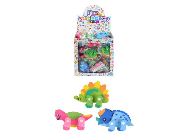 Dinosaurier Kaugummi, 4,5-5 cm, 3er Pack, sortierte Geschmacksrichtungen, für Kinder, Partygeschenk TK Gruppe® Grosshandel 