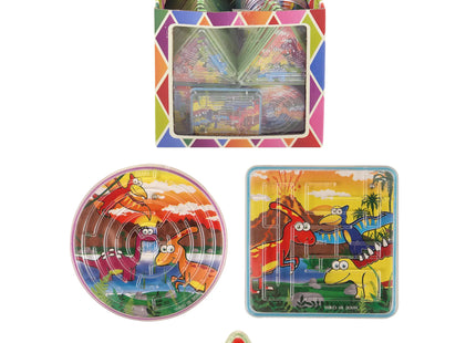 Dinosaurier-Labyrinth-Puzzle, 3 verschiedene Formen, Bildungs-Spielzeug für Kinder TK Gruppe® Grosshandel 