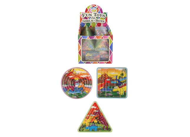 Dinosaurier-Labyrinth-Puzzle, 3 verschiedene Formen, Bildungs-Spielzeug für Kinder TK Gruppe® Grosshandel 