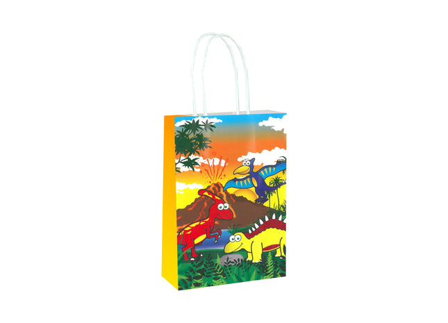 Dinosaurier-Tragetasche mit Griff, 14x21x7 cm, Kindergeschenk TK Gruppe® Grosshandel 