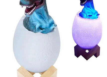 Dinosaurier nachtlicht tyrannosaurier ei rgb führte ei licht für kinder