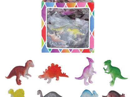 Dinosaurierfiguren, 4-5 cm, 10 verschiedene Arten - Mini-Spielzeugset für Kinder TK Gruppe® Grosshandel 