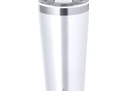 Dione Isolierbecher, 600 ml – großer Thermobecher in Weiß für unterwegs TK Gruppe® Grosshandel 