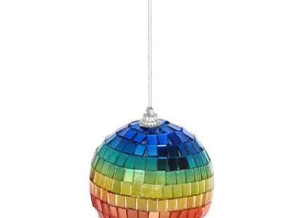 Discokugel-Design Christbaumkugel, Durchmesser 8 cm – Festlicher Glanz TK Gruppe® Grosshandel 