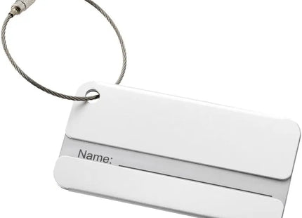 Discovery Gepäckanhänger, Glänzendes Silber, Robust und Stilvoll, Perfekt für Reisen und Gepäckerkennung TK Gruppe® Grosshandel 