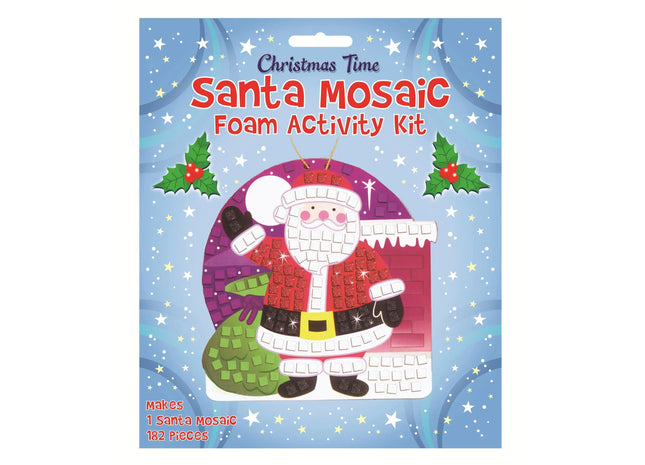 Diy-Mosaik-Set für Weihnachten: Weihnachtsmann-Bastelkit - Kinder & Familie TK Gruppe® Grosshandel 