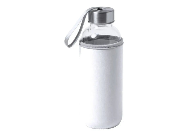 Dokath Elegante Trinkflasche 420ml in Reinweiß - Kompakt und Praktisch TK Gruppe® Grosshandel 