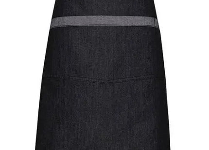 Domain Style - Zweifarbige Jeans-Schürze mit Kontrastbund, robust und stilvoll TK Gruppe® Grosshandel 