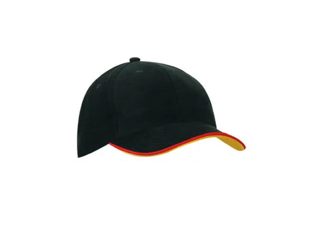 Doppel-Sandwich 6-Panel Cap, Stilvoll mit Doppelsaum TK Gruppe® Grosshandel 