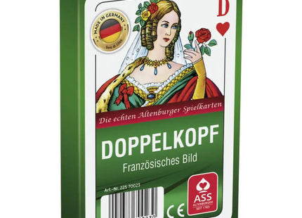 Doppelkopf Kartenspiel, französisches Bild, 55 Blatt in Faltschachtel - Klassisches Kartenspiel TK Gruppe® Grosshandel 