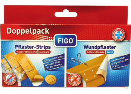 Doppelpack Wundverband 50x6cm & 20 Klebestreifen, Umfassendes Verbandsmaterial TK Gruppe® Grosshandel 