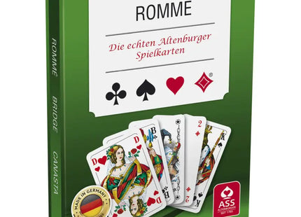 Doppelset Rommé-Karten, 110 Blatt in robuster Faltschachtel - Für Vielspieler TK Gruppe® Grosshandel 