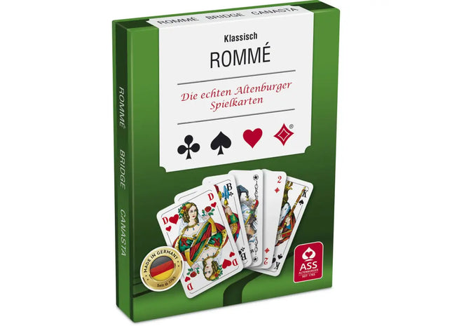 Doppelset Rommé-Karten, 110 Blatt in robuster Faltschachtel - Für Vielspieler TK Gruppe® Grosshandel 