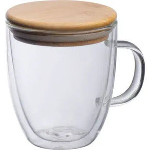 Doppelwandige Glastasse Gerthe - Transparent, Stilvolle Isolierte Tasse für Kaffee & Tee TK Gruppe® Grosshandel 