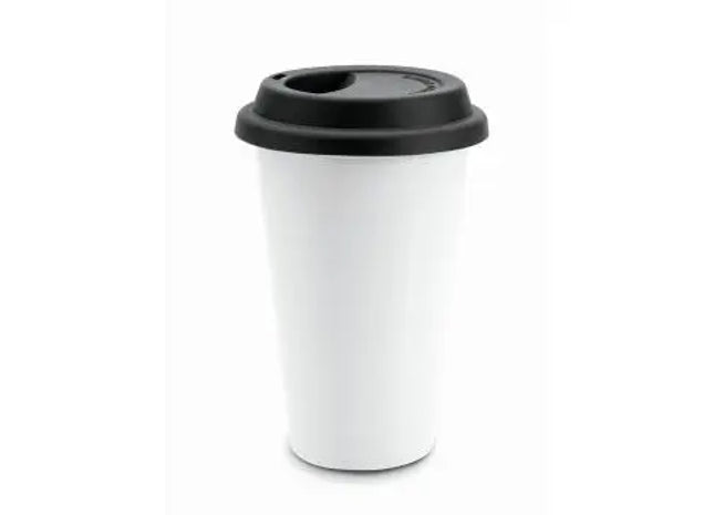 Doppelwandiger Becher PADDINGTON 275 ml - Tiefschwarz - Isolierbecher TK Gruppe® Grosshandel 